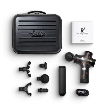 Sonix R3 Relief, Recover, & Restore Massage Gun (Hello Kitty Classic)