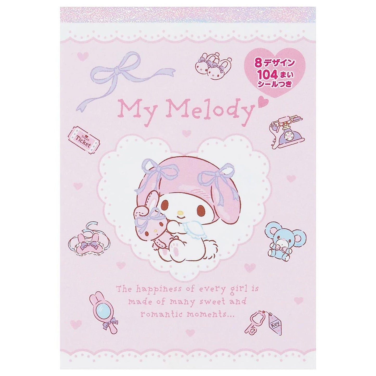 Sanrio Characters 8-Design Memo Pad