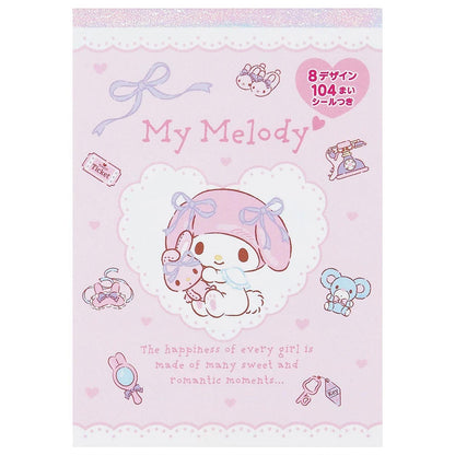 Sanrio Characters 8-Design Memo Pad