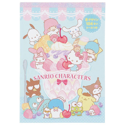 Sanrio Characters 8-Design Memo Pad