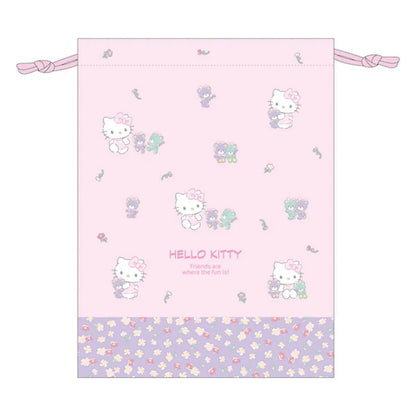 Sanrio Characters Medium Drawstring Bag