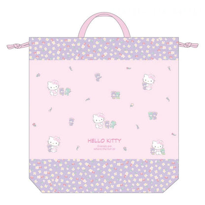 Sanrio Characters Drawstring Tote Bag