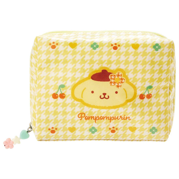Sanrio Characters Floral Houndstooth Zipper Pouch