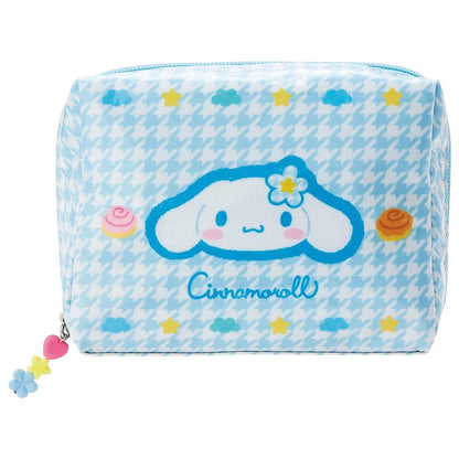 Sanrio Characters Floral Houndstooth Zipper Pouch