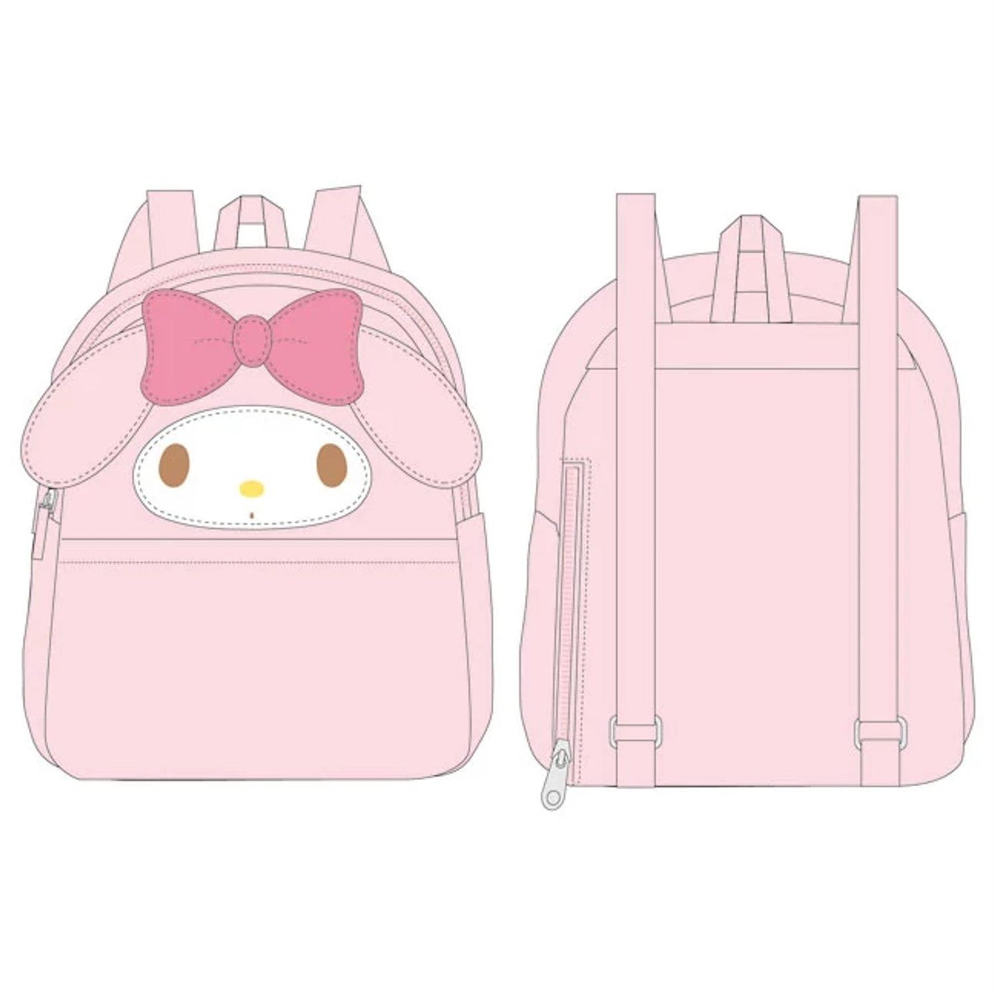 Sanrio My Melody Face Backpack