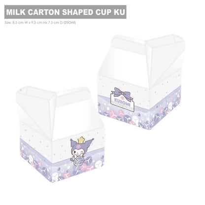 Sanrio Characters Milk Carton Shaped Glass