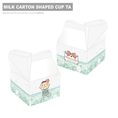 Sanrio Characters Milk Carton Shaped Glass