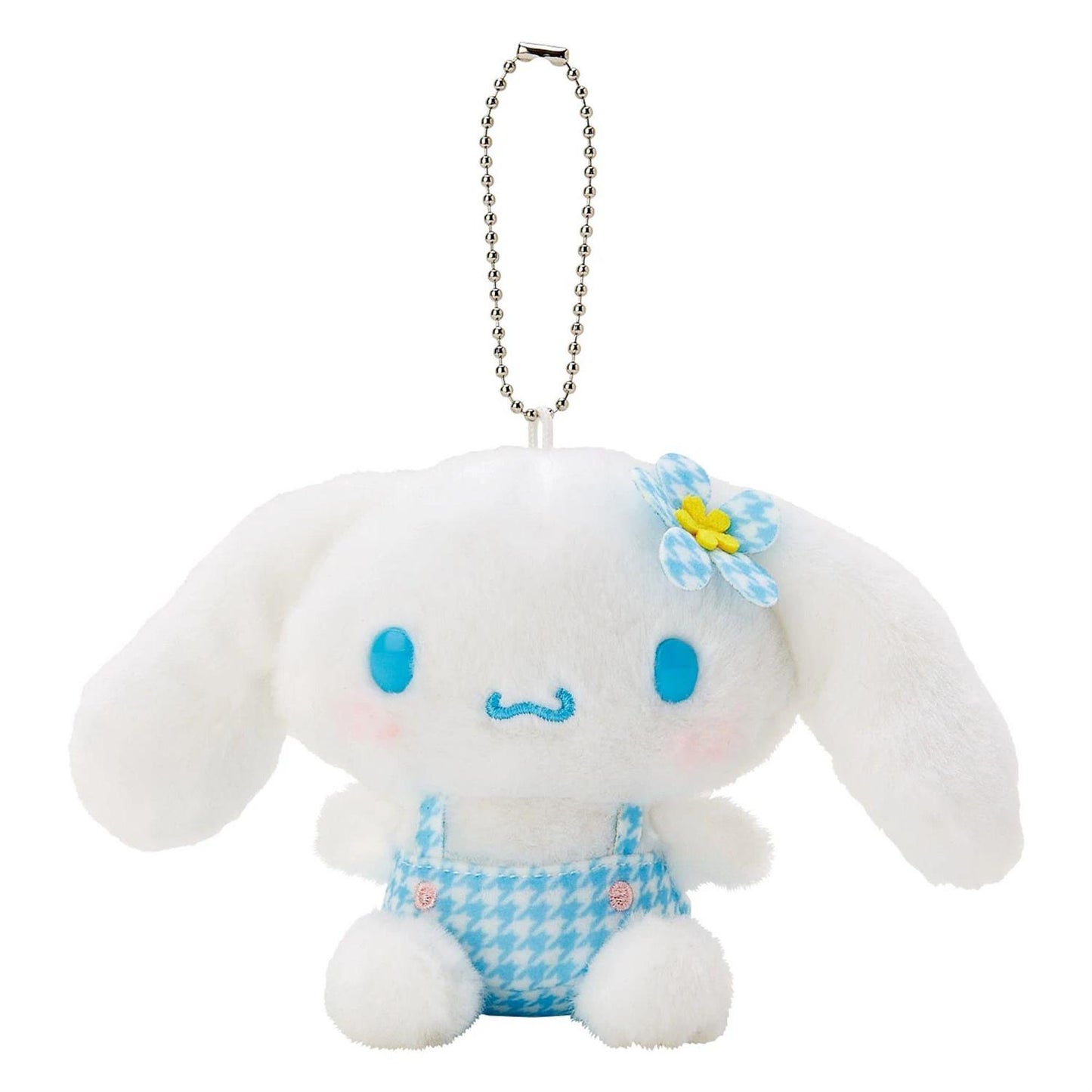 Sanrio Characters Floral Houndstooth Keychain w Mascot