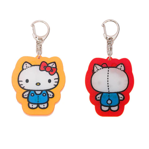Hello Kitty Classic Image Changing Clip On Keychain