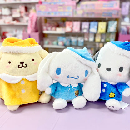 Sanrio Characters Fluffy Pajama 10" Plush