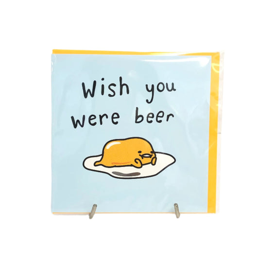 Gudetama Beer Card by Jolly Awesome