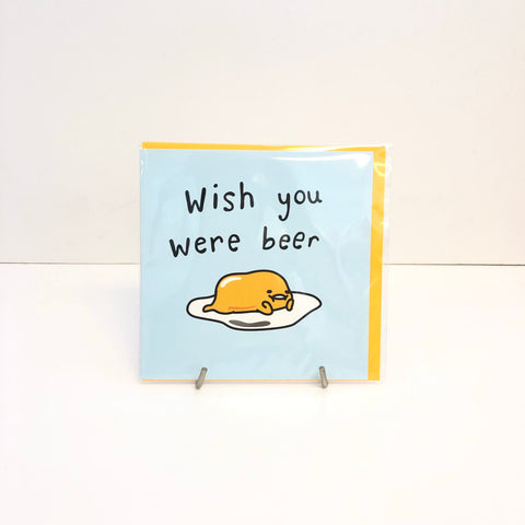 Gudetama Beer Card by Jolly Awesome