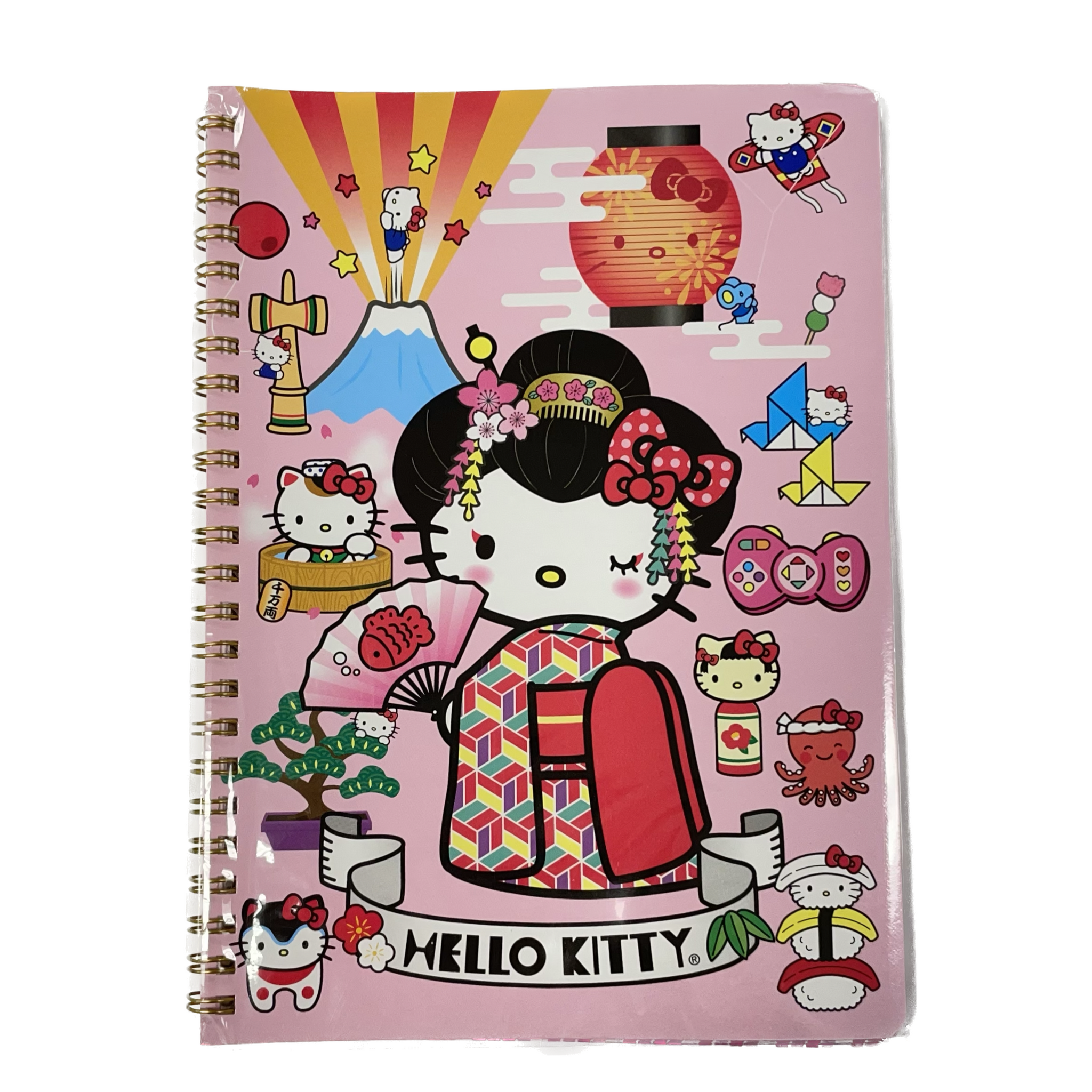 Hello Kitty Japan Pop Spiral Notebook