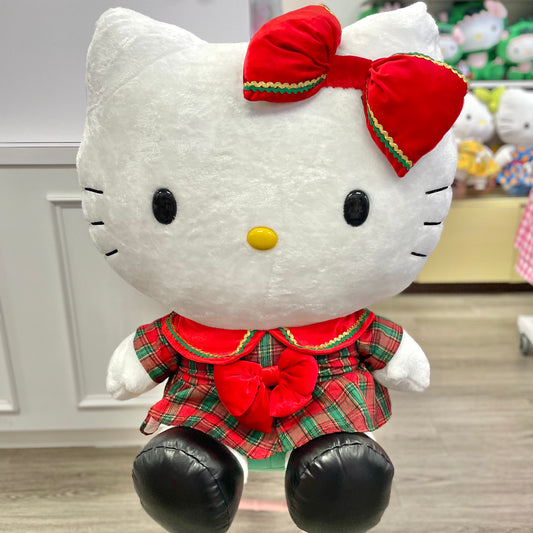 Hello Kitty Check Dress Plush