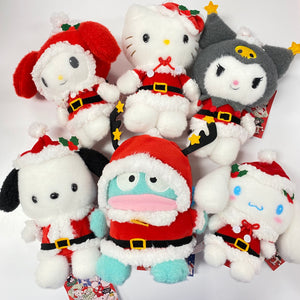 Sanrio Characters Christmas Santa Fuzzy Plush