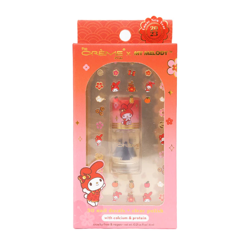 The Creme Shop x My Melody Lunar New Year 2023 Nail Decal Kit
