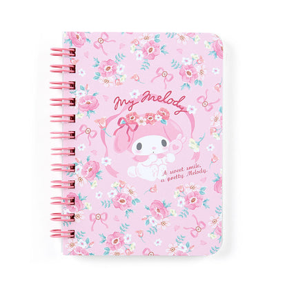 Sanrio Characters Ruled Mini Notebook