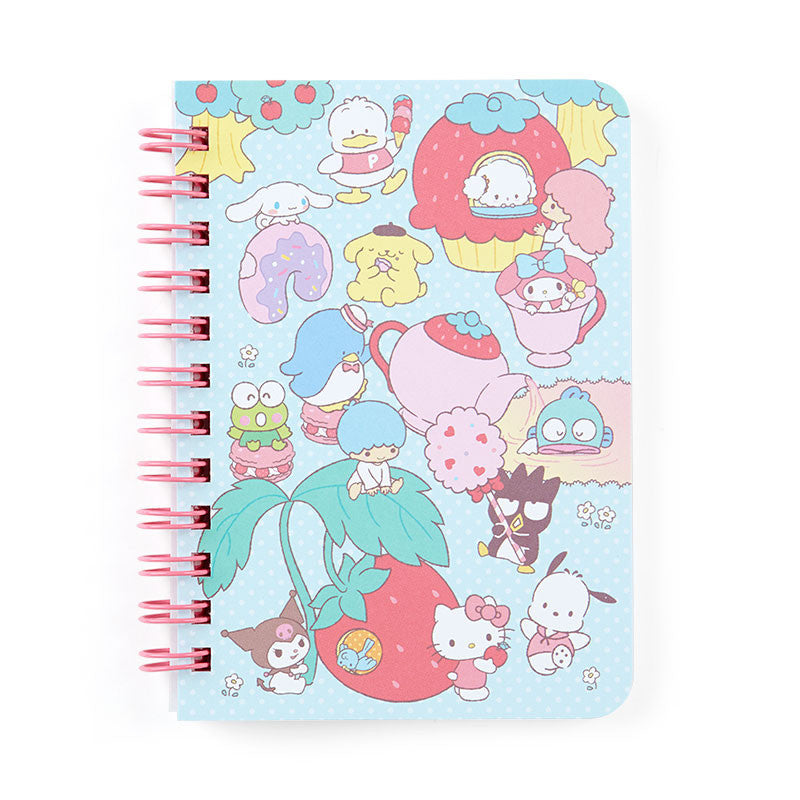 Sanrio Characters Ruled Mini Notebook