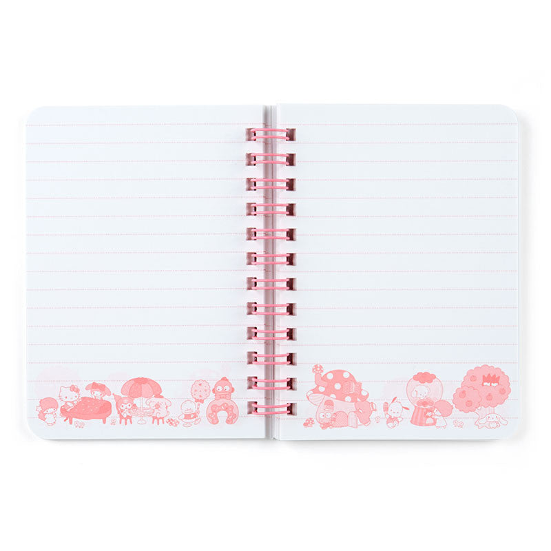 Sanrio Characters Ruled Mini Notebook
